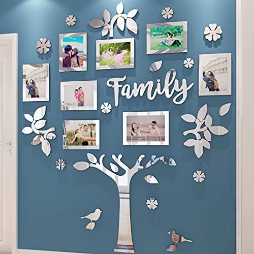 3D Wandtattoo Baum DIY Familie Wandaufkleber Fotorahmen Baum Wandsticker Wanddeko Deko Kinderzimmer Schlafzimmer Sofa Hintergrund Kunst Sticker von CHIGUO