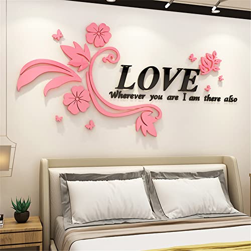 Wandtattoo LOVE 3D Wandaufkleber Sticker DIY Wandsticker Wanddeko Deko für Schlafzimmer Wohnzimmer Sofa Hintergrund Art Home Deco Puzzle Handgefertigt im Innenbereich Dekoration von CHIGUO