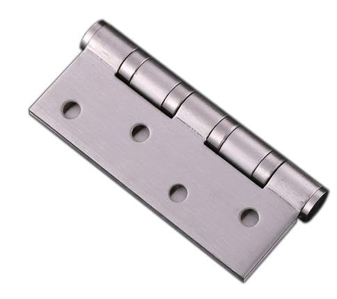 CHIHEUNG 6 x Türscharniere, 100 mm, Edelstahl, robuste Scharniere, silberfarbenes Schrankscharnier für Holztüren CHIHEUNG 6 x Türscharniere, 100 mm, Edelstahl, robuste Scharniere, silberfarbenes Schrankscharnier für Holztüren von CHIHEUNG