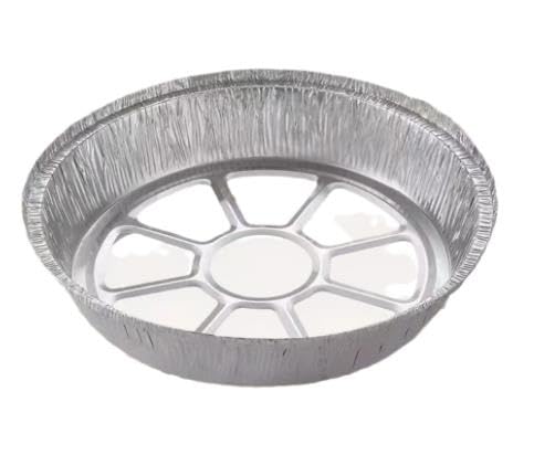 CHIHEUNG 60 Stück Blechfolien-Tabletts 22,9 cm Kuchenformen Aluminium Quicheform für Kuchen, Torten, Luftfritteuse Kochen CHIHEUNG 60 Stück Blechfolien-Tabletts 22,9 cm Kuchenformen Aluminium Quicheform für Kuchen, Torten, Luftfritteuse Kochen von CHIHEUNG