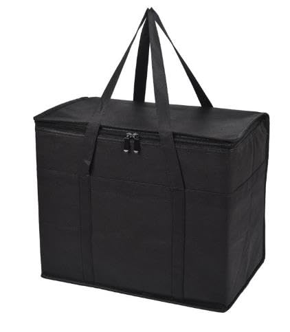 CHIHEUNG Große Kühltasche, 30 l, faltbare Kühlbox, Lebensmittel-Liefertasche, isolierte Picknicktasche für Picknick, Camping, Grillen, Lebensmitteleinkäufe, 41 x 23 x 33 cm, 3 Stück von CHIHEUNG