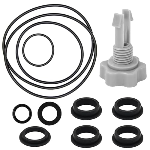 CHIHOLEN Sandfilter Ersatzteile für Intex Sandfilterpumpen, Pool Zubehör für Intex Pool, 25013 Dichtungen Sandfilterpumpen Ersatzteile Inkl 1 Luftablassventil und 11 O-Ring Dichtungen von CHIHOLEN