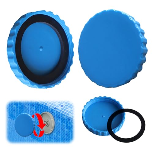CHIHOLEN Winterverschluss Set für Intex und Bestway Pools, 2 Stück Winterstopfen Pool mit Passenden Dichtungen, Pool Zubehör, Frostsicher & Dicht Winterverschlusskappe Pool CHIHOLEN Winterverschluss Set für Intex und Bestway Pools, 2 Stück Winterstopfen Pool mit Passenden Dichtungen, Pool Zubehör, Frostsicher & Dicht Winterverschlusskappe Pool von CHIHOLEN