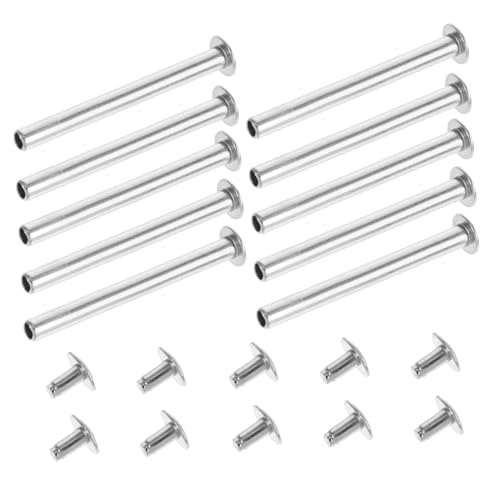 CHILDWEET 10 Sätze Reparatursatz für Handventilatoren Faltventilator Nieten und Muttern für DIY Fan Projekte Langlebige Metallbefestigungen für Handfächer und Reparaturen CHILDWEET 10 Sätze Reparatursatz für Handventilatoren Faltventilator Nieten und Muttern für DIY Fan Projekte Langlebige Metallbefestigungen für Handfächer und Reparaturen von CHILDWEET