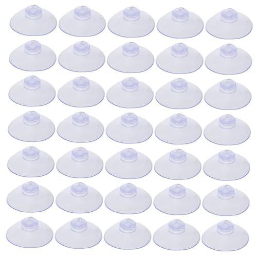 CHILDWEET 100 Stück Saugnäpfe für Glasscheiben Robuste Saugnapfhaken für Dekoration und Aufhängung Vielseitige Halter für Bad und Haushalt von CHILDWEET