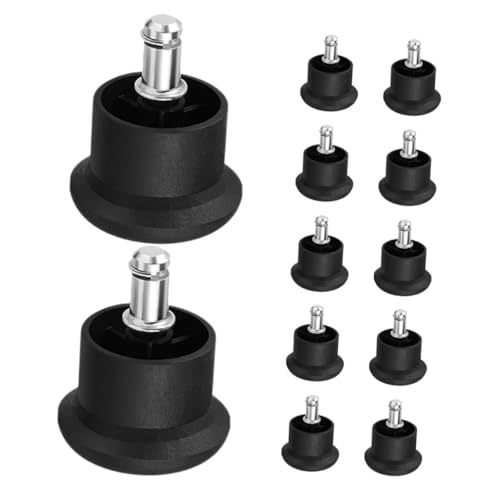 CHILDWEET 12Stücke Stuhlgleiter Ersatz Bürostuhl Rollenstopper Bodenschoner für Drehstühle Hocker Design Schützt Böden vor Kratzern Langlebig Vielseitig Einsetzbar von CHILDWEET
