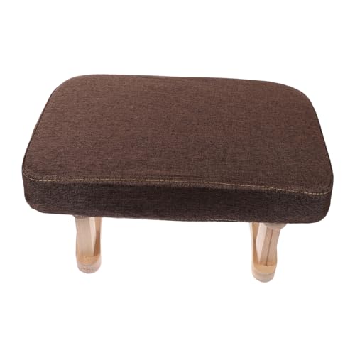 CHILDWEET Eleganter 15-Zoll-Holz-fußhocker Bank Platzsparend Stabile Beine Für Schlafzimmer Wohnzimmer Hocker Leicht von CHILDWEET