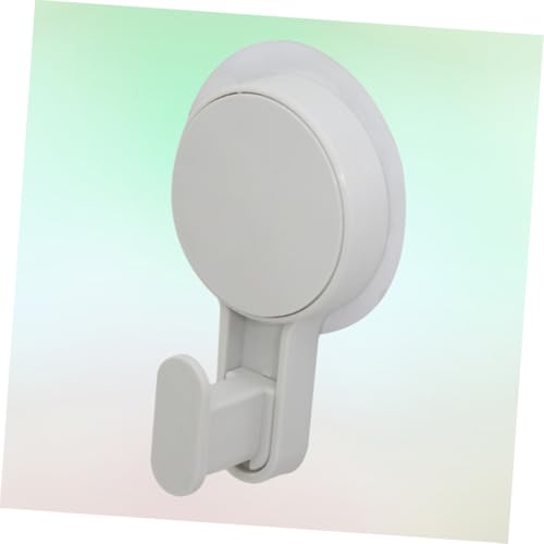 CHILDWEET 2 Stück Saugnapf haken PVC Schwerlast Wandhaken Abnehmbar Vakuumstark für Glatte Oberflächen Bad Küche ohne Bohren Wiederverwendbar Weiß von CHILDWEET