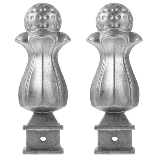 CHILDWEET Eleganter Dekorativer Zaun 2 Stück Zaunkappen Aus Aluminiumlegierung Einfache Installation Für Den Hof CHILDWEET Eleganter Dekorativer Zaun 2 Stück Zaunkappen Aus Aluminiumlegierung Einfache Installation Für Den Hof von CHILDWEET