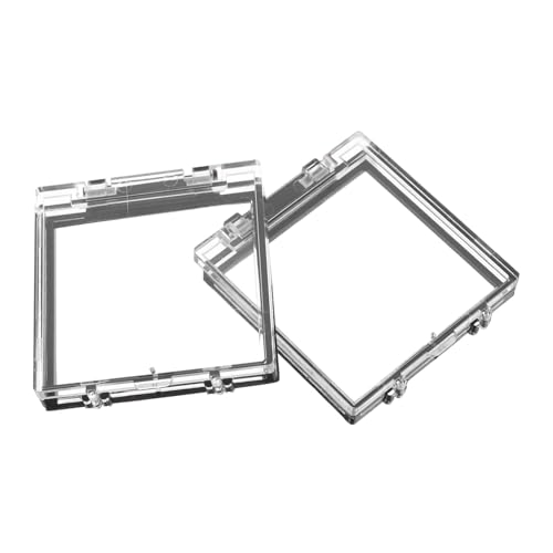 CHILDWEET 2 Stück Transparenter Kunststoff Schalter Schutzcover für Pc Waschmaschine Geschirrspüler Aufzug Quadratisch Push Button Abdeckung zur Vermeidung Versehentlicher Betätigung von CHILDWEET