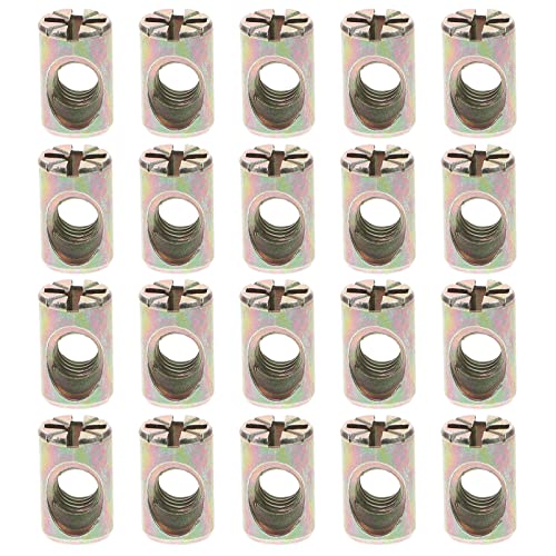 CHILDWEET Muttern-set 20 Stück X 15 Mm Schlitzmuttern Für Möbel Für Betten Kinderbetten Stühle von CHILDWEET
