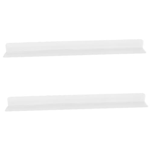 CHILDWEET 2St unteres Leitblech des Bettes Greifer Außenhaken zum Aufhängen von Lichtern Beschützer Stoßstange Unterlage Blocker fürs Bett Lückenschutz für Bett Heimblocker Acryl Transparent von CHILDWEET