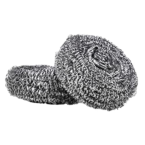 CHILDWEET 2stücke Edelstahlschwämme Für Küchereinigung Mit Spiral-Design Topfreiniger Aus Hochwertigem Für Töpfe Pfannen Und Geschirr von CHILDWEET