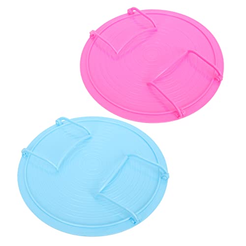 CHILDWEET Kochplattenhalter Stapelbare Mikrowelle Multifunktionales Lagerregal Dampfgartablett Pp-Material von CHILDWEET