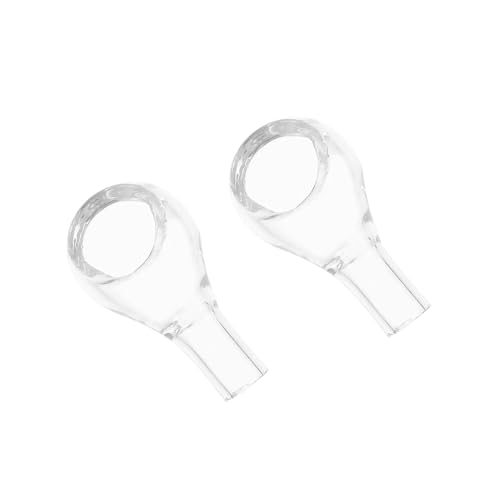 CHILDWEET 2st Wiegtrichter Glaswaren Waage Transparent Flaschen Tragbar Wiegen Wasser Kleiner Trichter Mini Füllung Brenner Klares Rundes Wägeschiffchen Kreatives Wägeboot Aus Glas von CHILDWEET