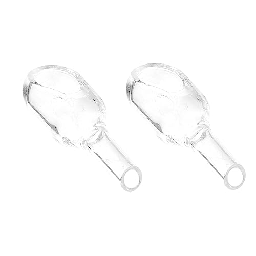 CHILDWEET 2 stücke Glas Wiegen Boot Set Runde Trichter Genaue Labor Wiegen Trichter Labor Glaswaren Werkzeuge von CHILDWEET