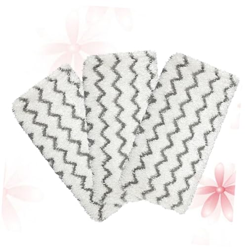 CHILDWEET 3stücke Dampfmopp Mikrofasertücher Waschbare Und Wiederverwendbare Mop Cloth Cover Für Dampfreiniger Für Fliesen Und Steinböden Weiß CHILDWEET 3stücke Dampfmopp Mikrofasertücher Waschbare Und Wiederverwendbare Mop Cloth Cover Für Dampfreiniger Für Fliesen Und Steinböden Weiß von CHILDWEET
