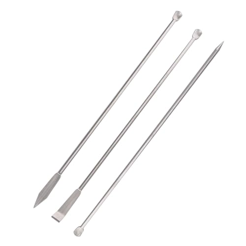 CHILDWEET 3-teiliges Messlöffel-set Edelstahl-schaufel Antihaftbeschichtet Glatt Für Den Persönlichen Gebrauch von CHILDWEET