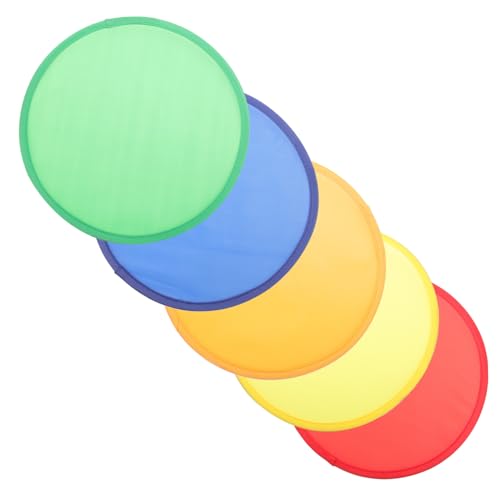 CHILDWEET 5 Stück Faltbare Runde Handfächer Teiliges Retro Handventilatoren Leichte Tragbare Fächer für Sommer Hochzeit Dekoration und Kühle Momente Kompakt Faltbar Vielseitig Einsetzbar von CHILDWEET