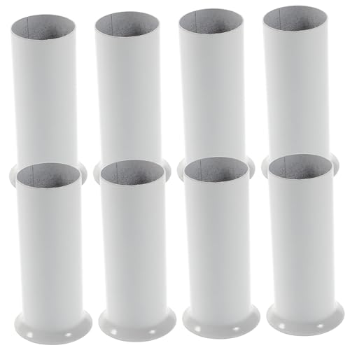 CHILDWEET 6 Stück Teiliges Metall Kerzenfassung Hülse Weiß Langlebig Einfache Montage für Kronleuchter Pendelleuchten und Kristalllampen Vielseitig Einsetzbar von CHILDWEET