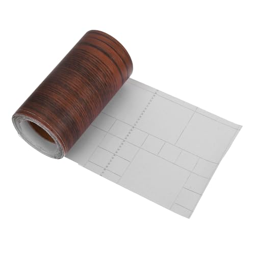 CHILDWEET 1Rolle Selbstklebendes Holzoptik Klebeband PVC Holzmaserung Reparaturband für Möbel Wände und Böden Einfach Zuschneidbar für Renovierung von CHILDWEET