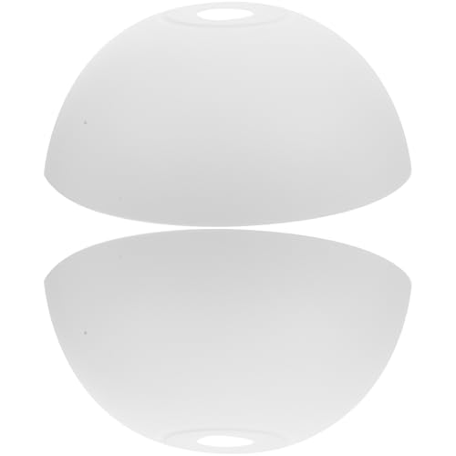CHILDWEET 2 Stück Kunststoff Lampenschirm Für Deckenlampen Einfache Deckenlampe ø 42mm Für Schlafzimmer Wohnzimmer Büro Vielseitig Einsetzbar Strapazierfähig Kreative Lampenabdeckung von CHILDWEET