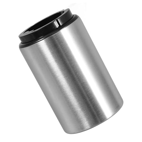 CHILDWEET Edelstahl Flaschenöffner Mit Druckmechanismus Tragbarer Bieröffner Für Nahtloses Öffnen Von Bierflaschen Für Outdoor-aktivitäten Und Reisen Silberner Korpus Weißer Box von CHILDWEET
