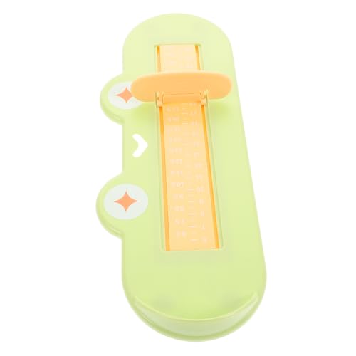 CHILDWEET Fußmessgerät Kinderschuhgröße Schuhgröße Schuhgrößenmesswerkzeug Säuglingsfüße messen Sizer socken Schuhe Fuß messen Werkzeug zur Schuhgrößenbestimmung Plastik Green von CHILDWEET