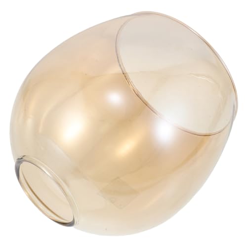 CHILDWEET Handgeblasener Glaslampenschirm Bernsteinfarben Ersatz Lampenschirm aus Hitzebeständigem Borosilikatglas für Wandlampen und Pendelleuchten mit Sanfter Lichtstreuung CHILDWEET Handgeblasener Glaslampenschirm Bernsteinfarben Ersatz Lampenschirm aus Hitzebeständigem Borosilikatglas für Wandlampen und Pendelleuchten mit Sanfter Lichtstreuung von CHILDWEET