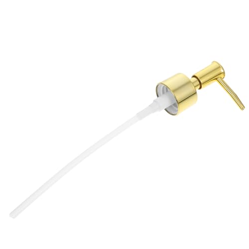 CHILDWEET Pumpenkopf Für Kosmetikflaschen Einmachglas-pumps Oben Schaumseifenspenderpumpe Deckel Der Siruppumpe Austausch Der Seifenspenderpumpen Handseifenspender Oben Golden Abs-kunststoff von CHILDWEET