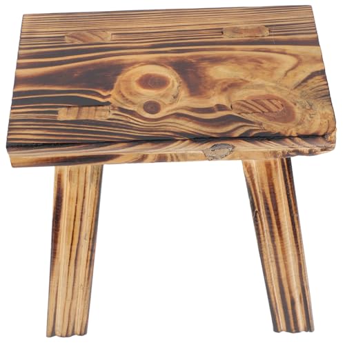 CHILDWEET hocker aus massivholz Hocker für Kleinkinder Tritthocker für die Kinderküche Stühle gleiten im Freien kinderhocker sitzhocker kinderitz Kleinkind Bank kurzer Hocker hölzern von CHILDWEET