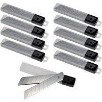 Messerklingen Ersatzklingen Abbrechklingen für Cuttermesser Abbrechmesser 18mm (100 Klingen) im Köcher von CHILITEC