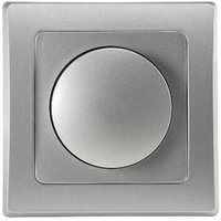 Delphi led Dimmer 3-60W, Unterputz, Silber Grau von CHILITEC