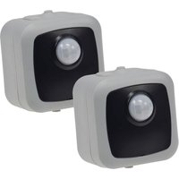 Chilitec - Feuchtraum Bewegungsmelder im 2er Set IP44 Aufputz Chilitec - Feuchtraum Bewegungsmelder im 2er Set IP44 Aufputz von CHILITEC