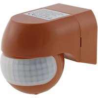Chilitec - außen Bewegungsmelder IP44 mini CBM-Slim ziegelrot 180 Grad schwenkbar von CHILITEC