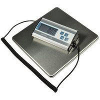 Chilitec - Digitale Paketwaage bis 120Kg Edelstahl 27x27cm Spiralkabel von CHILITEC