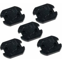 Einsteckschutz für Steckdosen, Schwarz mit Drehmechanik, 5er-Set von CHILITEC