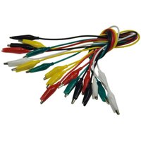Chilitec - Krokodilklemmen Verbinder Satz Kroko Set 10 Kabel 5 Farben von CHILITEC