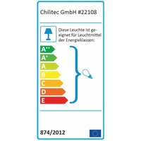 Wandleuchte 2 Strahler Weiß 230V Up & Down 2x GU10 Sockel Wandleuchte 2 Strahler Weiß 230V Up & Down 2x GU10 Sockel von CHILITEC