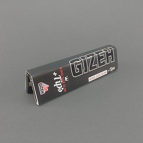 Papers Gizeh Black King Size Slim + Tips Papers Gizeh Black King Size Slim + Tips von Gizeh