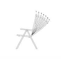 CHILLROI® Klappsessel Aluminium 2er Set Gartenstuhl klappbar Campingstuhl von CHILLROI