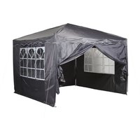 CHILLROI Faltpavillon 3 m x 3 m grau von CHILLROI