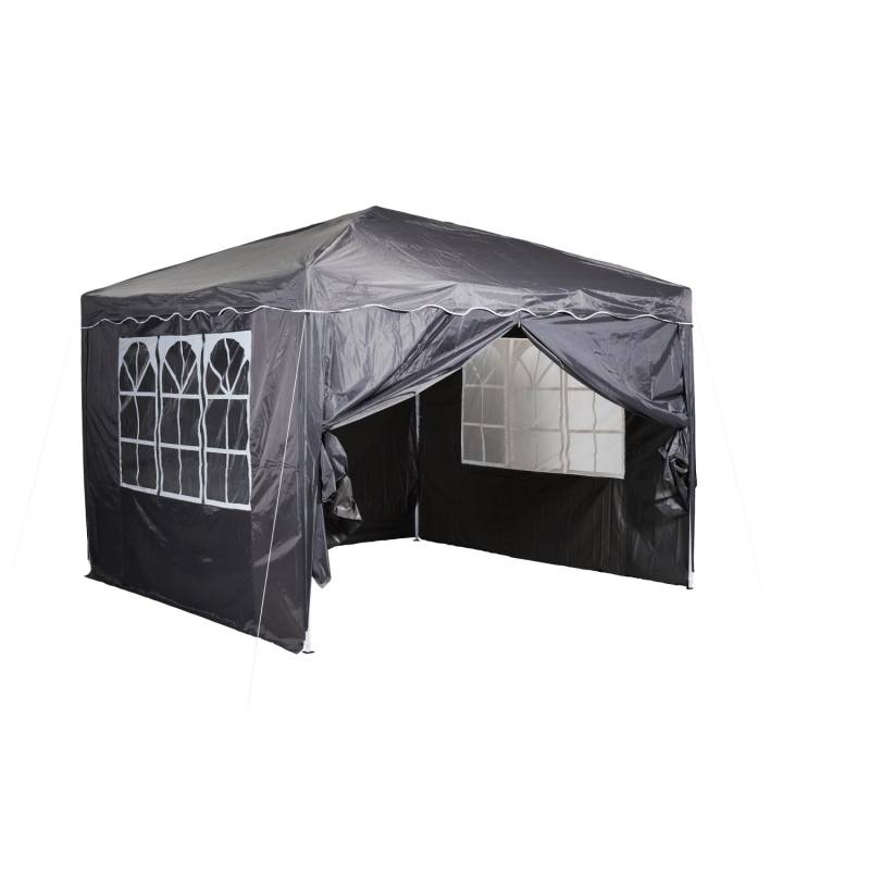 CHILLROI Faltpavillon mit 300 x 300 cm Dachfläche in Anthrazit Wasserdicht CHILLROI Faltpavillon mit 300 x 300 cm Dachfläche in Anthrazit Wasserdicht von CHILLROI