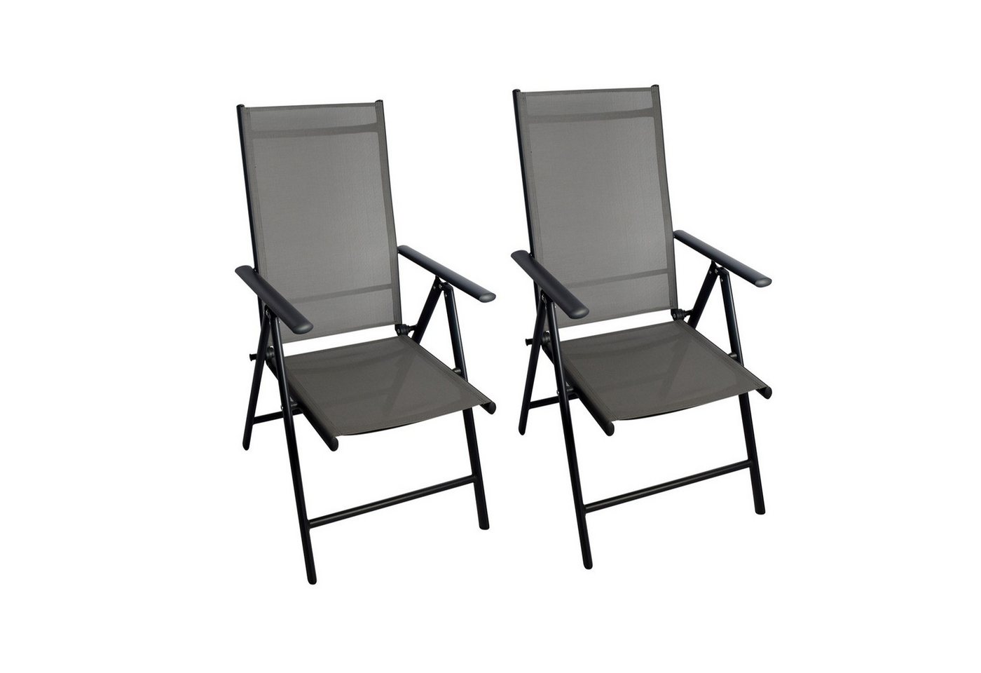 CHILLROI Gartensessel Klappsessel Aluminium 2er Set Gartenstuhl klappbar Hochlehner (2er Set), mit 7-fach verstellbarer Rückenlehne CHILLROI Gartensessel Klappsessel Aluminium 2er Set Gartenstuhl klappbar Hochlehner (2er Set), mit 7-fach verstellbarer Rückenlehne von CHILLROI