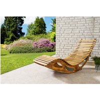 Ergonomische Schwungliege Saunaliege aus Akazienholz - FSC zertifiziert von CHILLROI