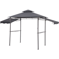 Chillroi Grillpavillion mit zwei zusätzlichen Markisen 240 x 150 x 250 cm Chillroi Grillpavillion mit zwei zusätzlichen Markisen 240 x 150 x 250 cm von CHILLROI