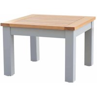 Garten-Beistelltisch Chillvert Bérgamo Aluminium und Holz 46,1x6,1x32,5 cm von CHILLVERT