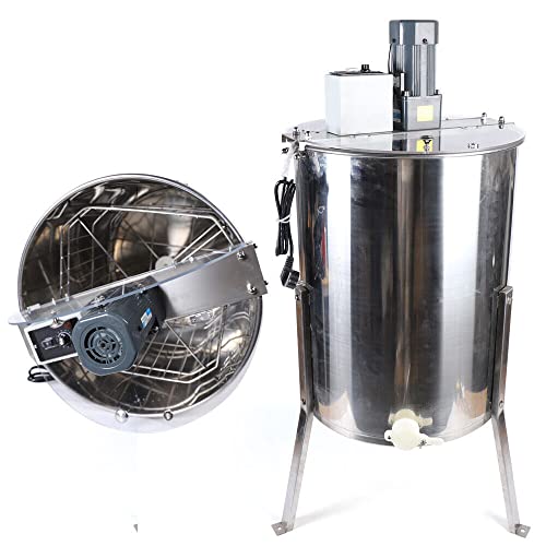 CHIMHOON 140W Elektrische Honigschleuder 4 Waben Honigschleuder, 4 Rahmen Bienenstock Edelstahl Imkerei Honigschleuder für Bienenstock Größen weniger als 26 x 42 cm/26 x 49cm Imker Zubehör CHIMHOON 140W Elektrische Honigschleuder 4 Waben Honigschleuder, 4 Rahmen Bienenstock Edelstahl Imkerei Honigschleuder für Bienenstock Größen weniger als 26 x 42 cm/26 x 49cm Imker Zubehör von CHIMHOON
