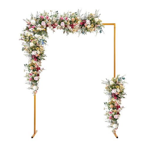 CHIMHOON 2×1.5m Hochzeit Bogen, Blumen Luftballon Rahmen Metall Ständer für Hochzeit Party Events, Blumen Luftballons Ständer Hintergrund Deko Arch, Hochzeitsbogen CHIMHOON 2×1.5m Hochzeit Bogen, Blumen Luftballon Rahmen Metall Ständer für Hochzeit Party Events, Blumen Luftballons Ständer Hintergrund Deko Arch, Hochzeitsbogen von CHIMHOON