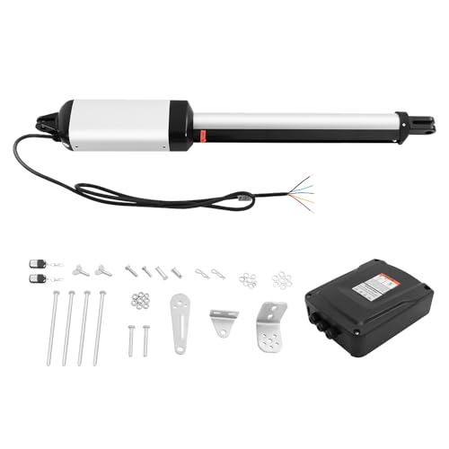 CHIMHOON 50W 300KG Torantrieb, Flügeltor Drehtorantrieb, Flügeltorantrieb, Torantrieb Set, Hoftor Fernbedienung, 1-Flügelig Bi-Linked Flügeltorantrieb, Schwerlast Automatischer Drehtorantrieb von CHIMHOON